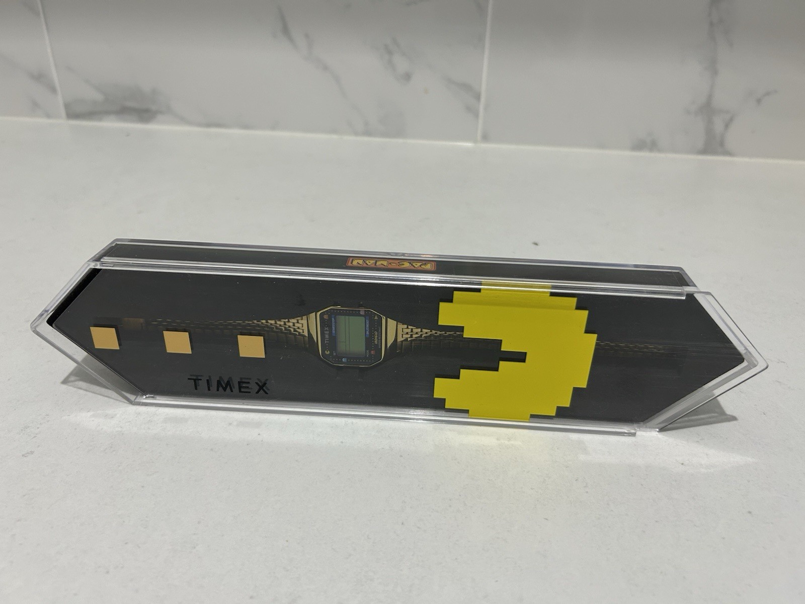 Timex T80 Limited Edition Gold Digital PAC-MAN Watch