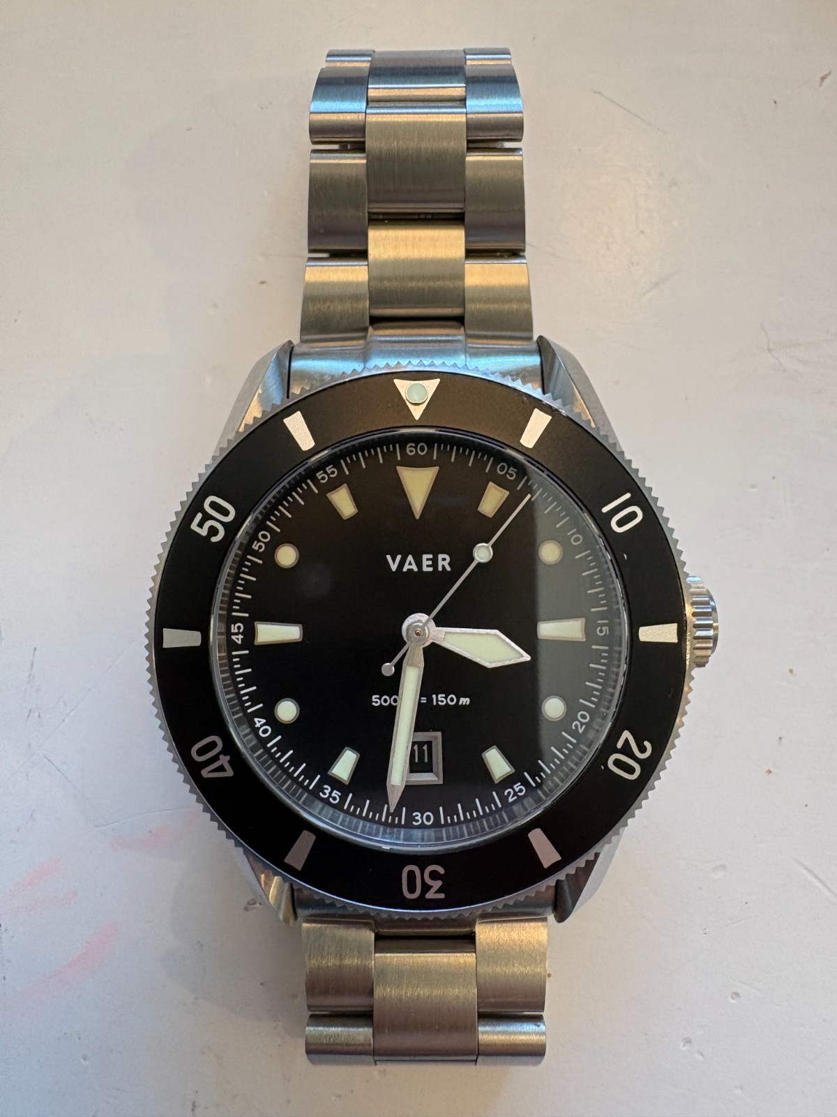 DS2 Meridian Black – Quartz 39mm w. steel, rubber, & nato bracelets