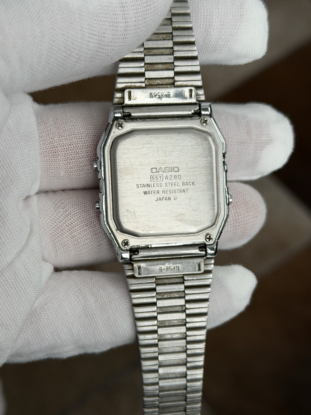 Rare Vintage Casio Calendar Memo A280 Men’s Digital Watch Module 551 JDM 1980s