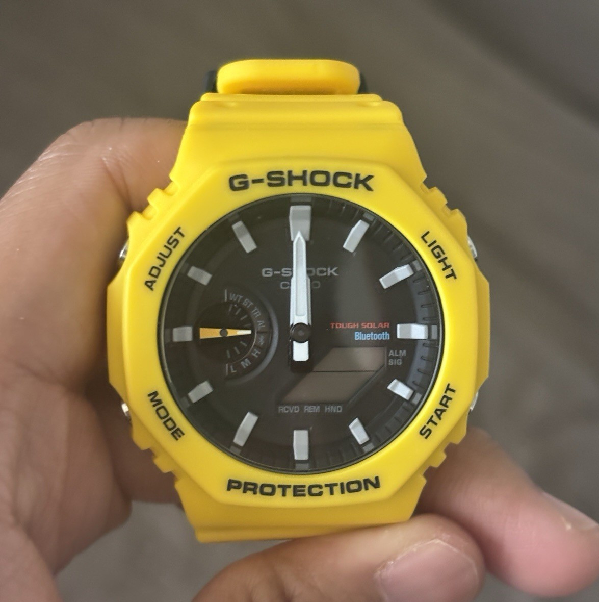 Casio G-SHOCK GA-B2100C-9A Solar And Bluetooth Yellow Out Of Stock Retail! 200m