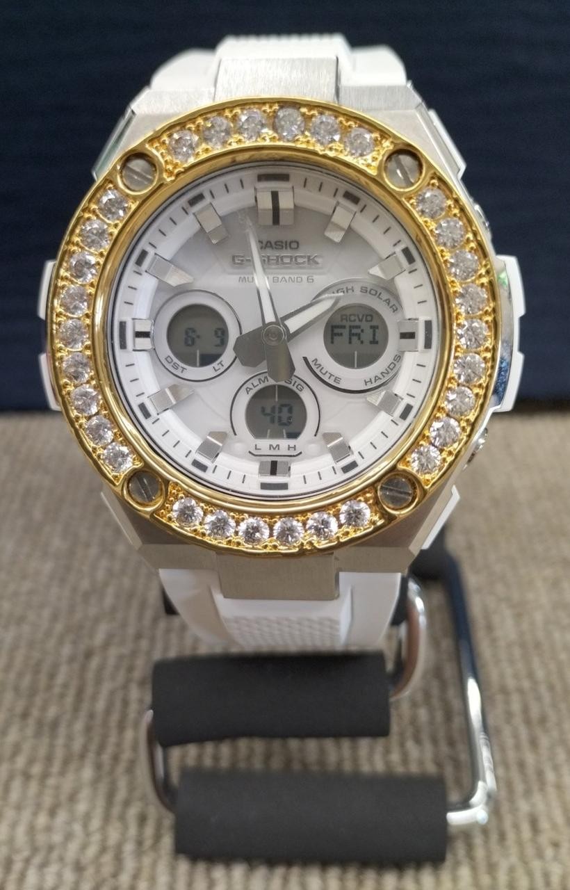 CASIO G-SHOCK GST W310 Black Solar Men Watch Auth Japan