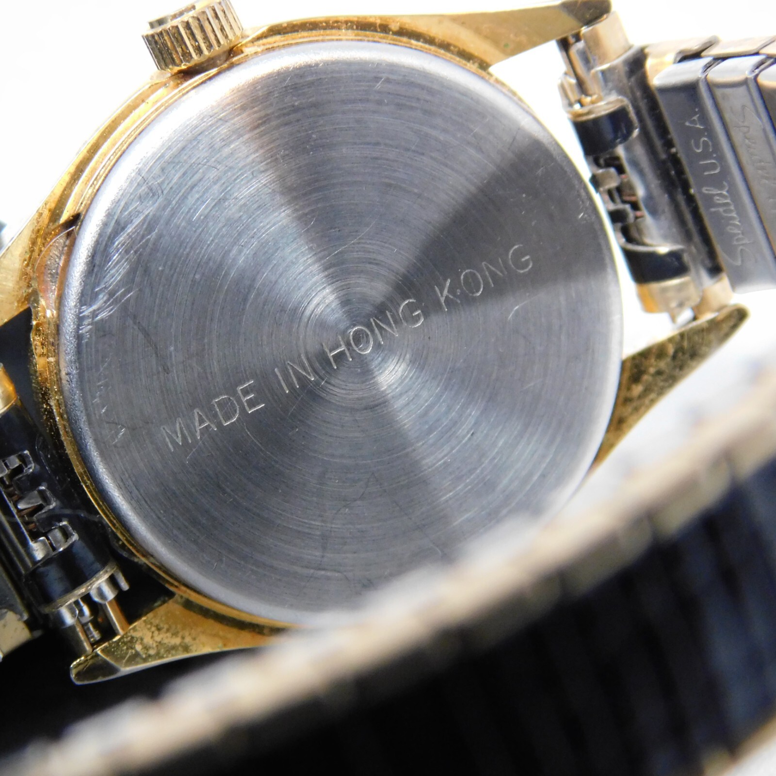 Le Marque Two Tone Quartz Analog Women’s Watch Sz. 5 1/2″ New Battery