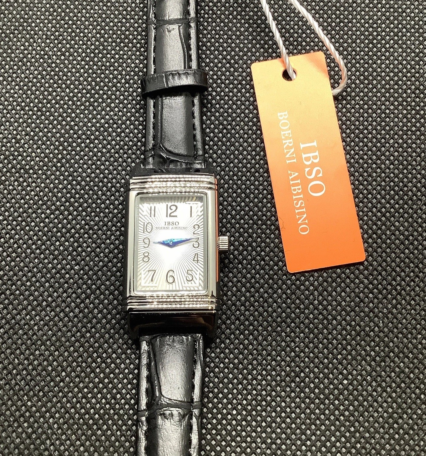 Vintage Reverso Style Quartz Flip Dress Watch Square Slide Old Money 21mm Men