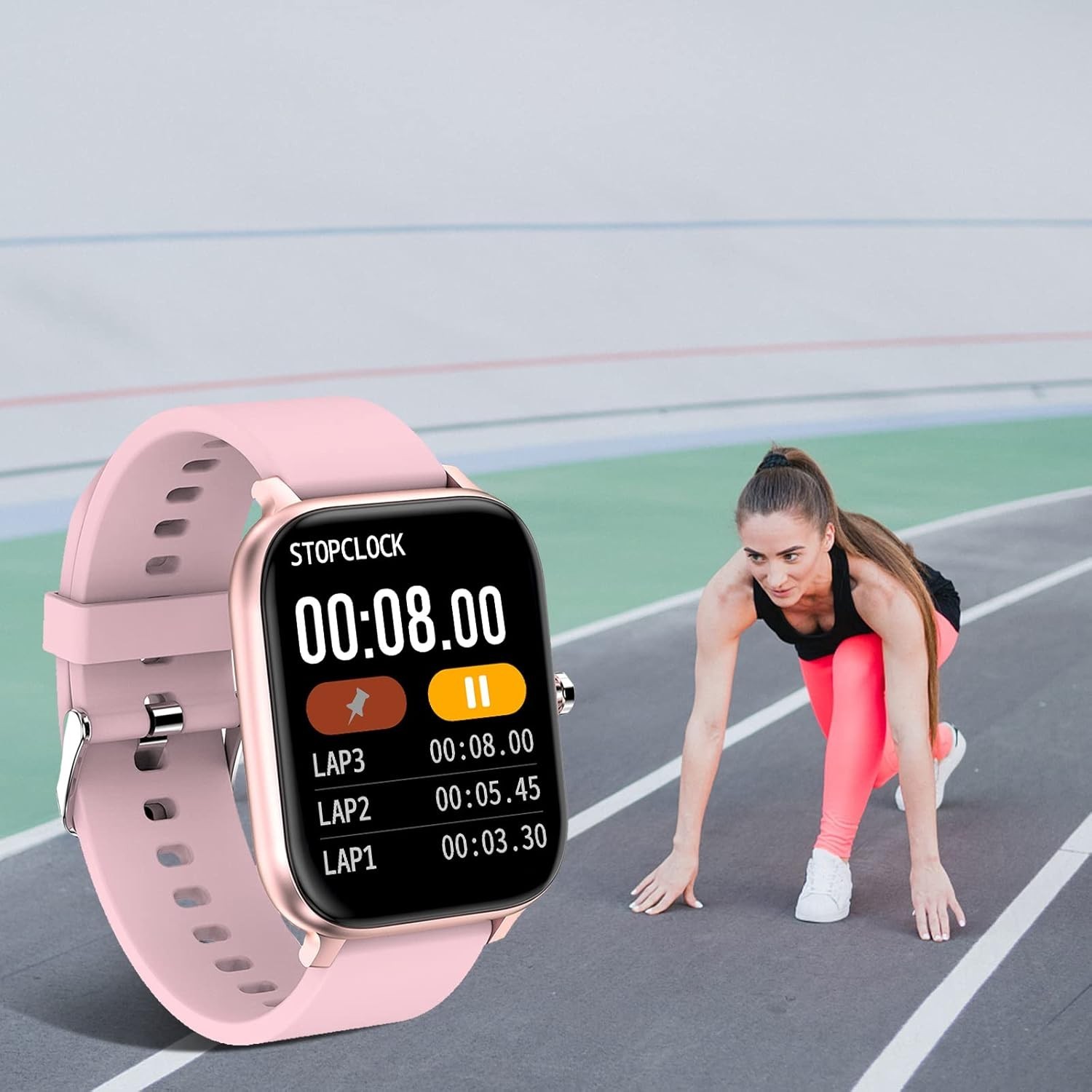 Reloj Inteligente de Mujer Hombre para Iphone Apple Samsung Android y Bluetooth