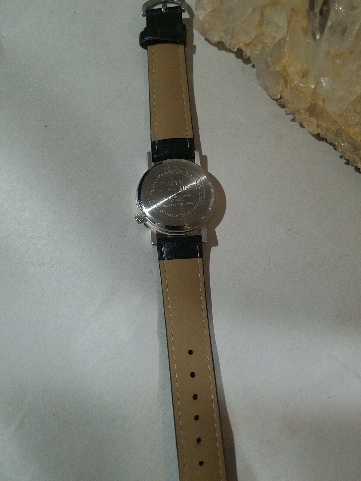 NOS Tempus Fugit Spinning Dial Watch With New Battery