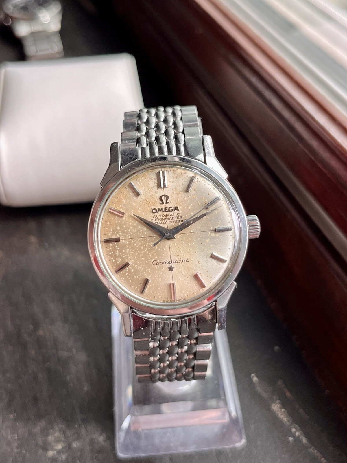 Vintage OMEGA Constellation Cal 551 Steel Automatic Mens Watch 167.005