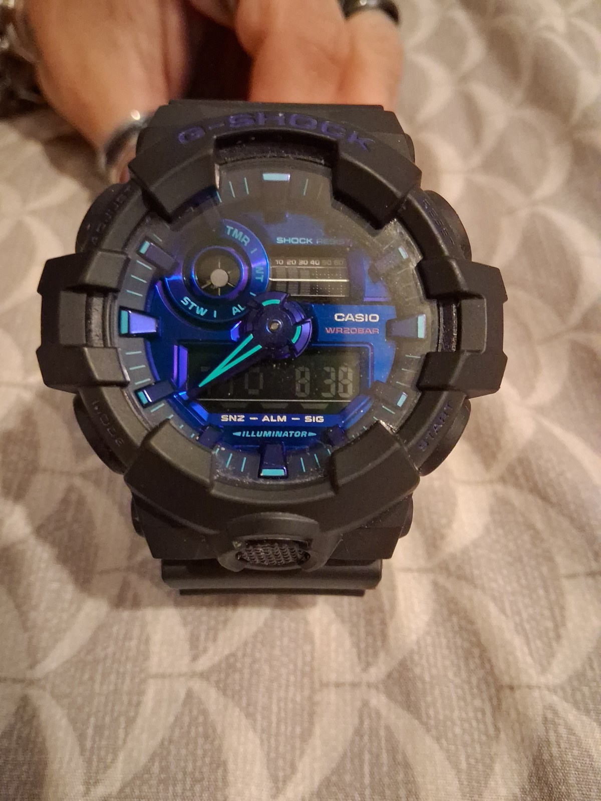 Casio G-SHOCK Men’s Blue Watch – GA110HC-1A