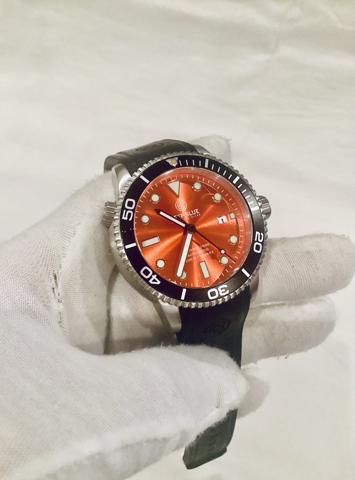 Deep Blue Automatic Precision Diver Master 1000 (3129 of 5000) 44mm Dive Watch