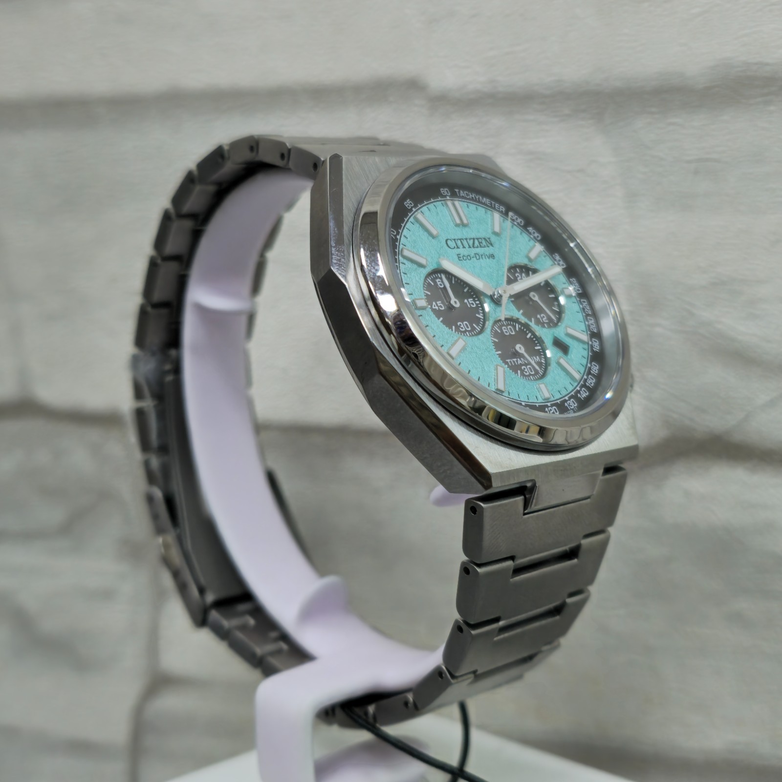 Citizen Zenshin CA4610-85M Super Titanium EcoDrive Blue Dial 42.5 mm Men’s Watch