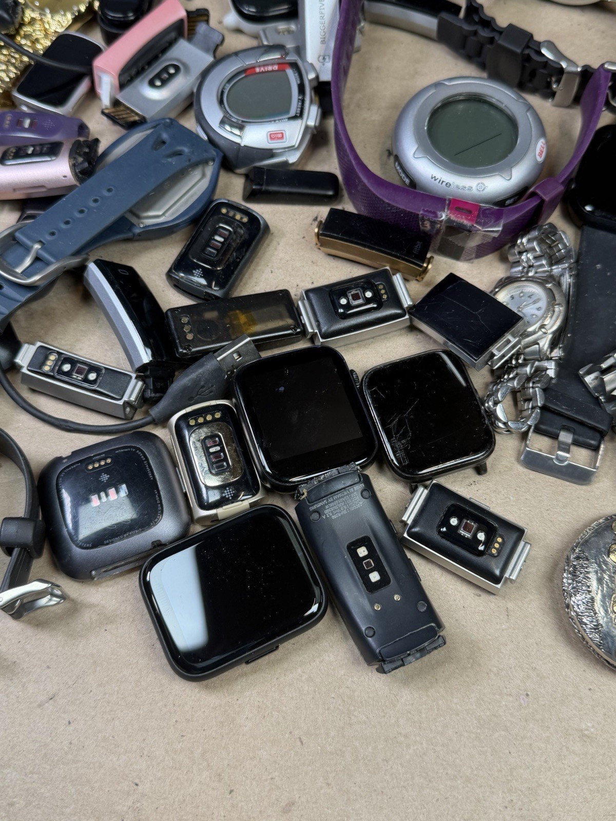 Big Lot-74 Digital Watch Lot Mix UNTESTED Ships Fast !