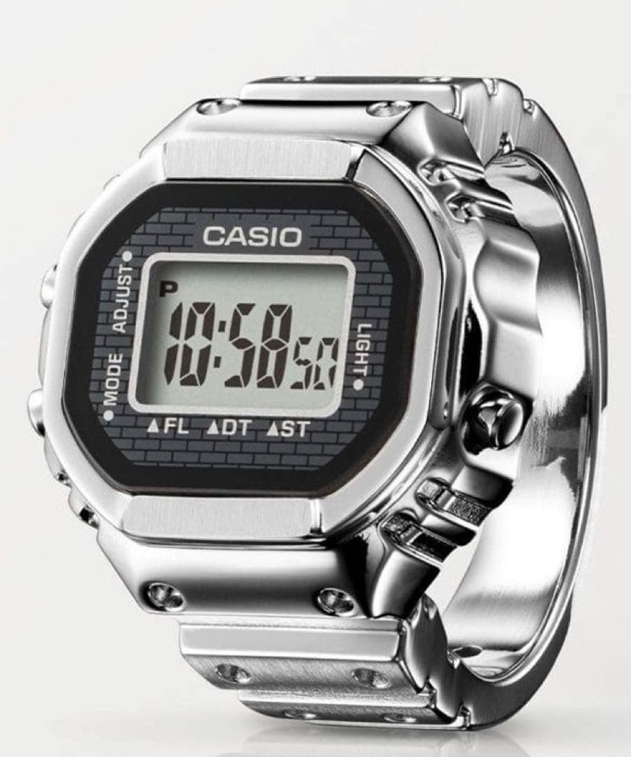 at Ginza CASIO Ring Watch G SHOCK Silver New and
