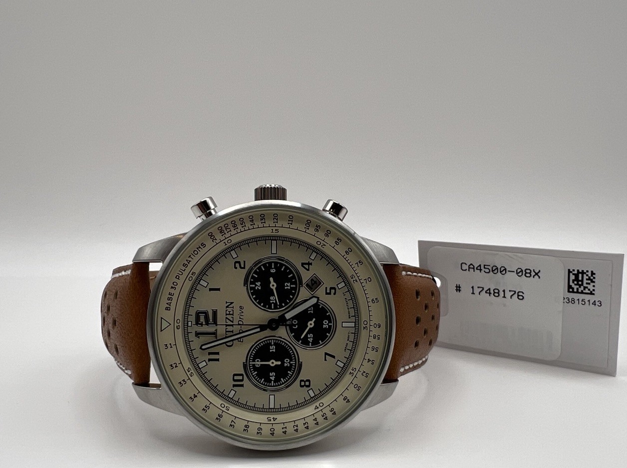 Citizen Men’s Chronograph Eco-Drive Stainless Steel Watch CA4500-08X
