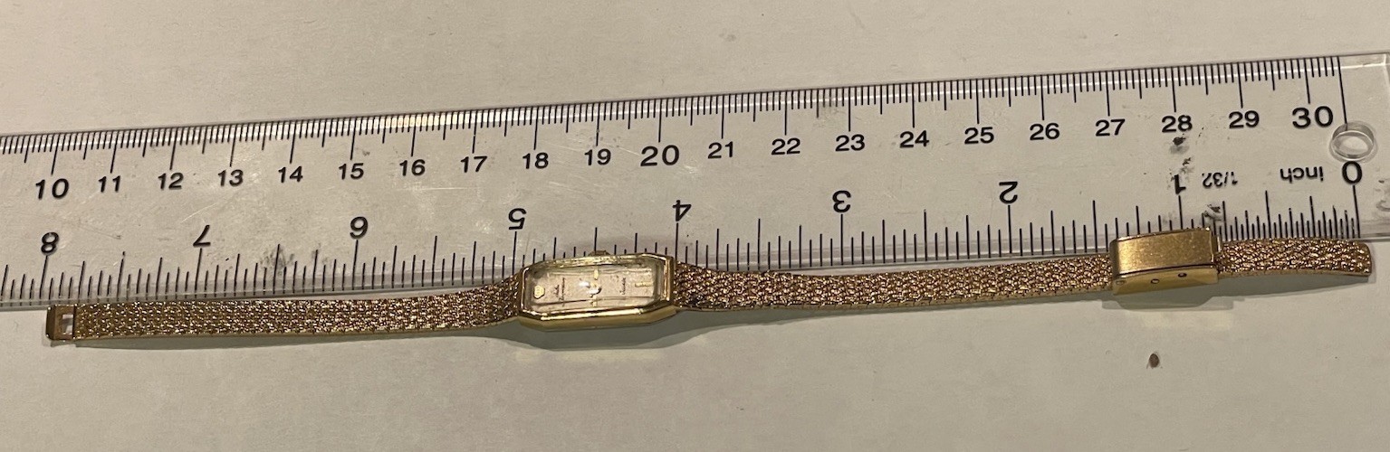 The Jules Jurgensen vintage womans Slim Gold Watch 11mm model 4642