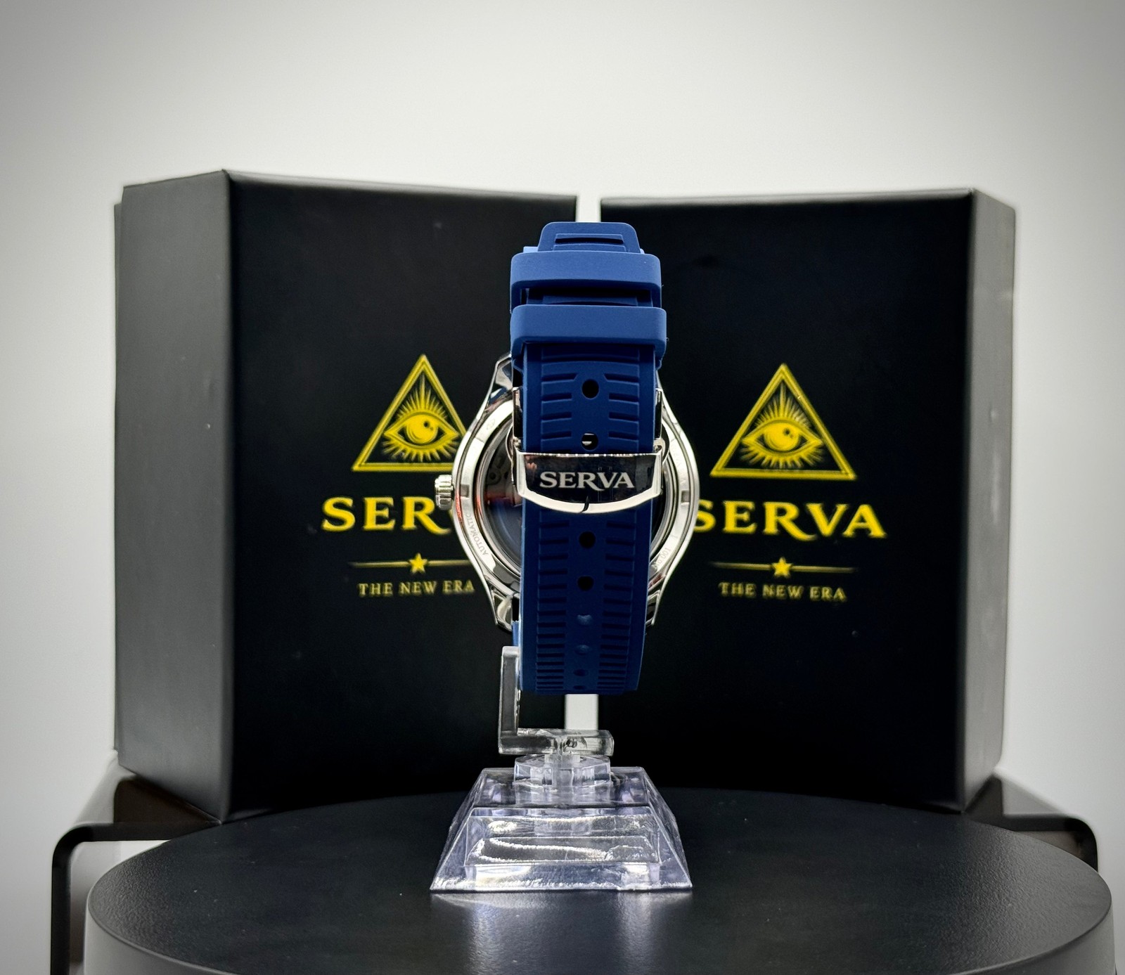 SERVA® Serva® Neptune Blue – Automatic
