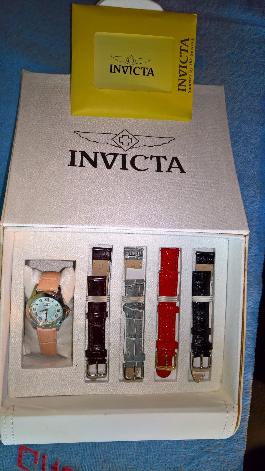 Invicta women’s assorted band watch set in box