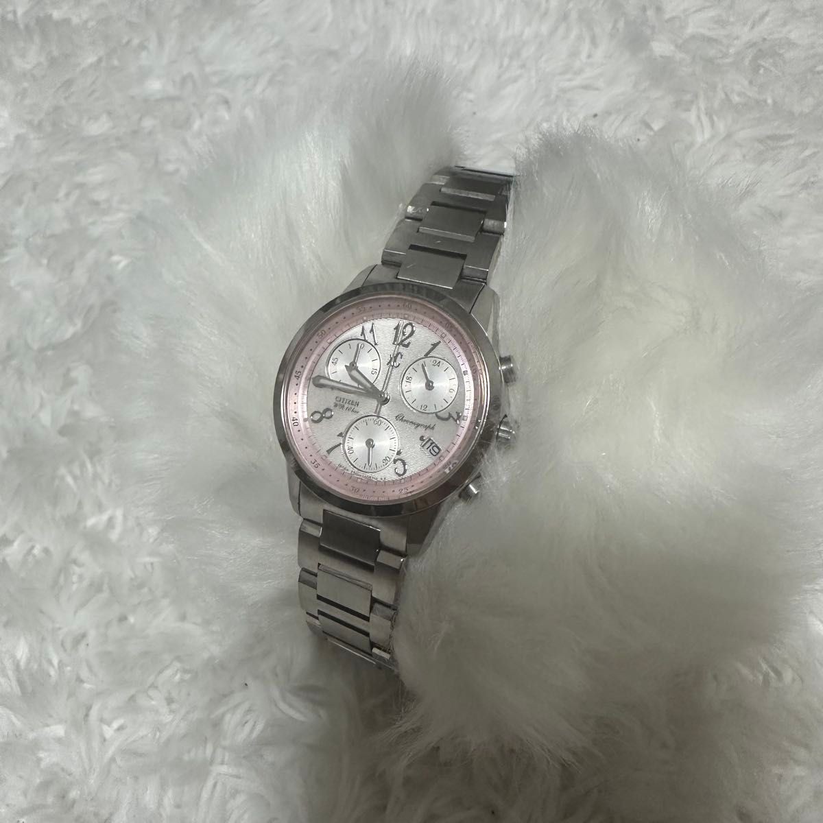 CITIZEN xC Cross Sea women’s watch chronograph pink