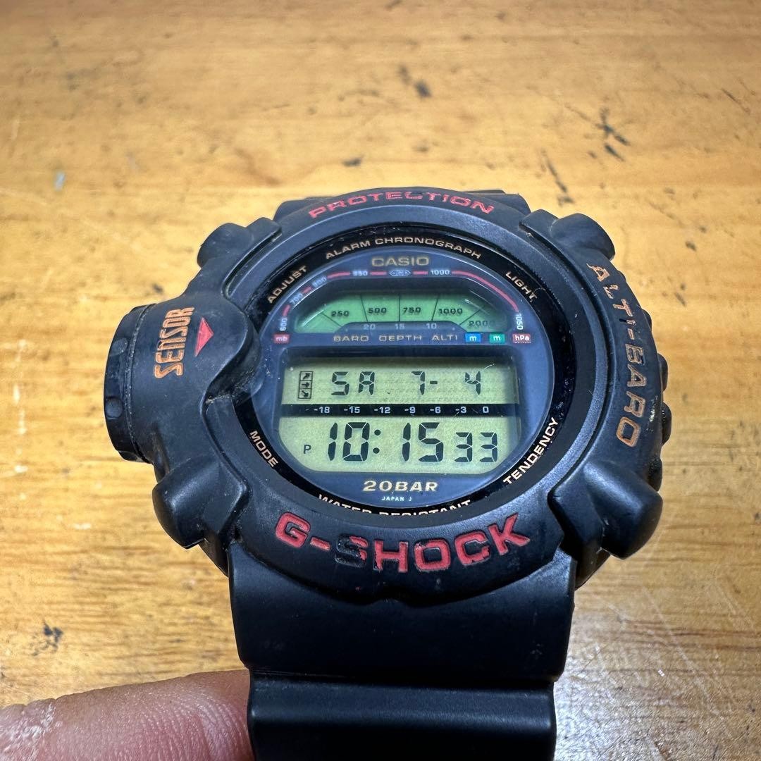 CASIO G-SHOCK DW-6500 ALTI-BARO Altimeter Barometer Digital Watch