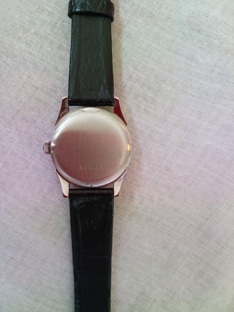 Junk Lord Elgin Small Second Watch 30mm Silver White Dial 21cm Not Working