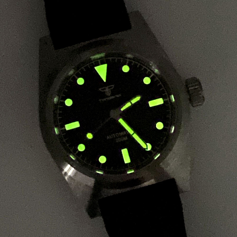 38mm Miyota 8215 Auto Men’s Watch California Dial Sapphire Glass 20ATM Luminous