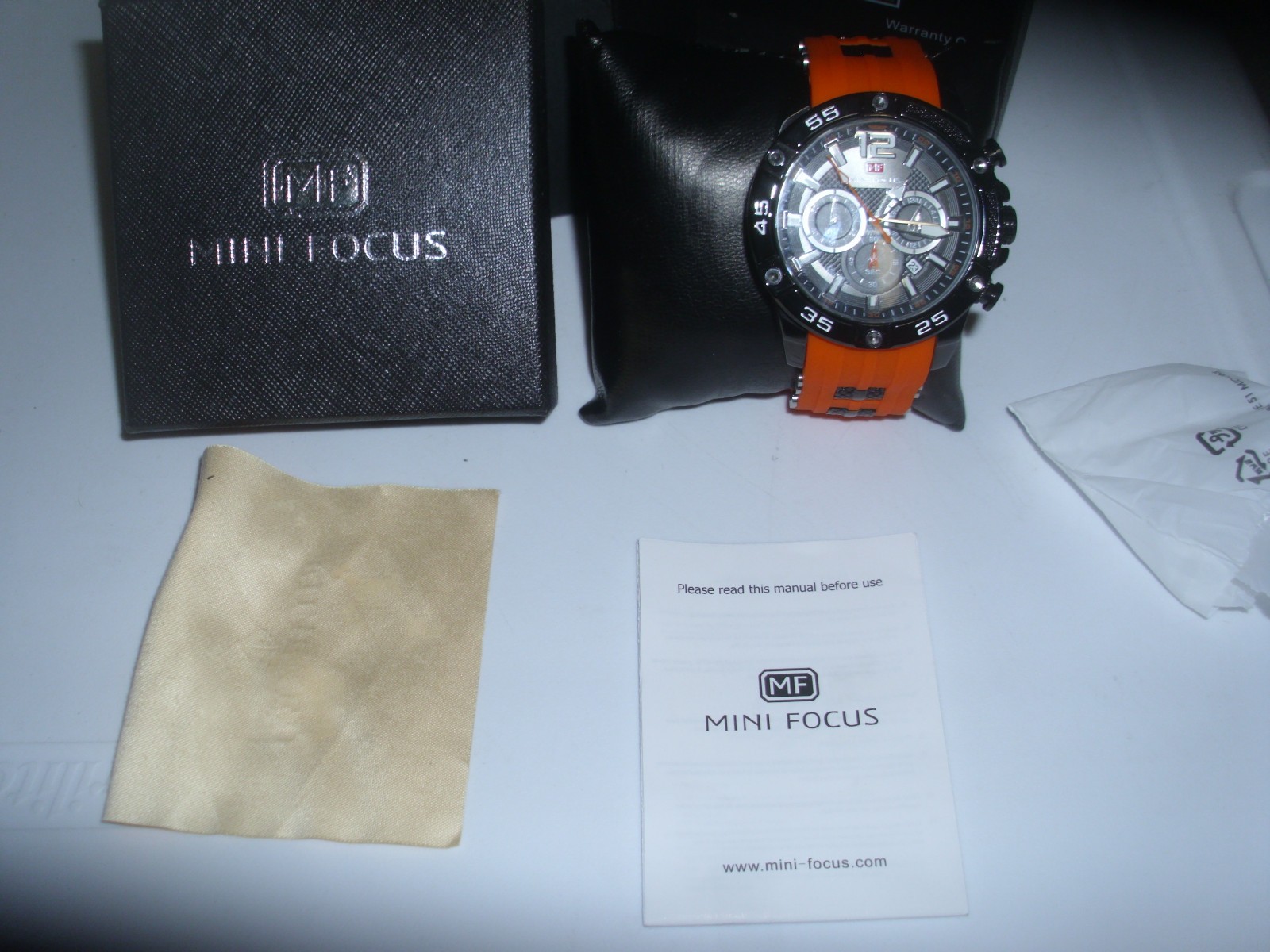 Men’s Watch – MF0349orang Orange Black Mini Focus
