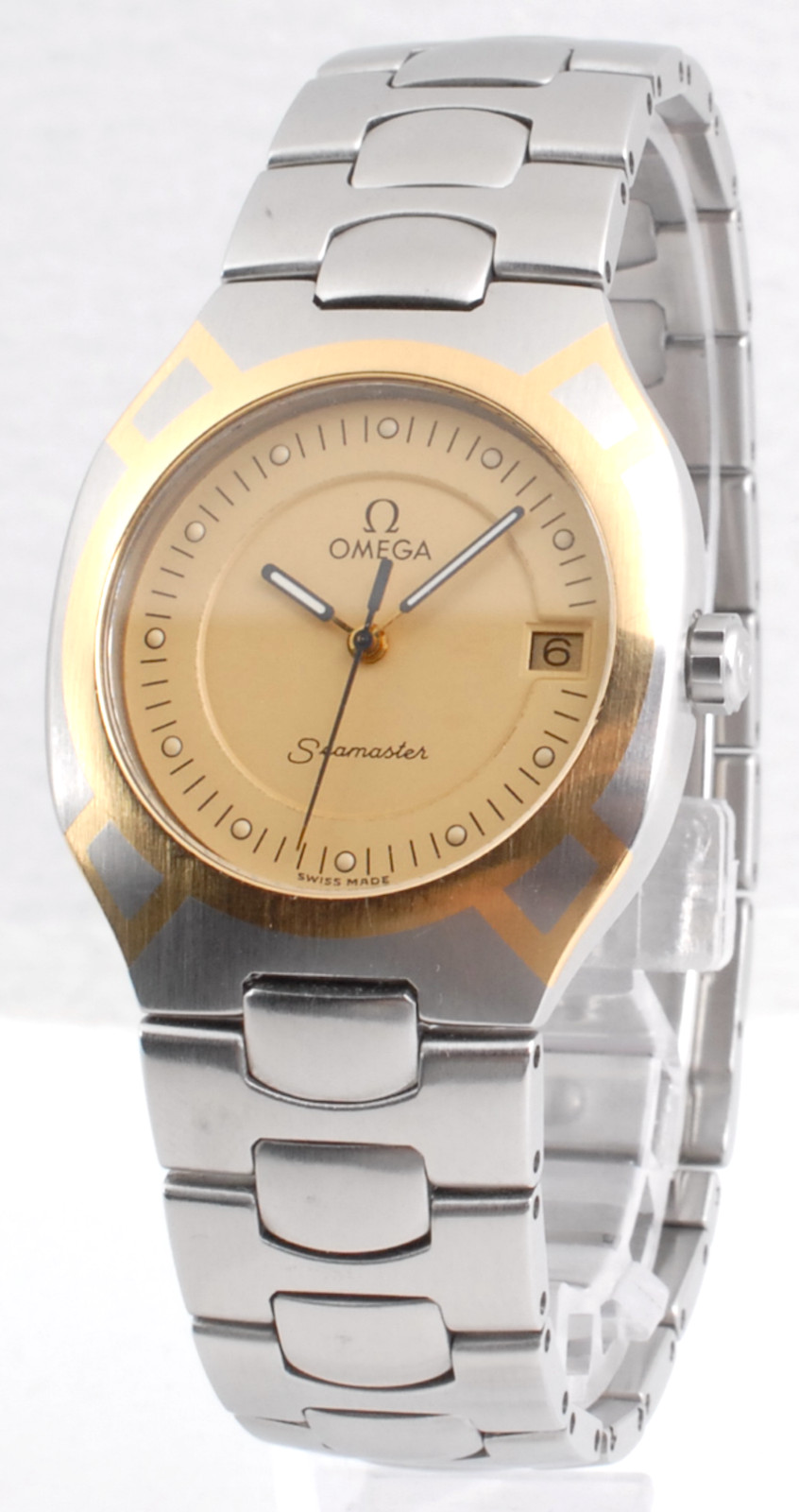 OMEGA Seamaster Polaris Date Quartz Ref.396.1022 Champagne Dial Watch
