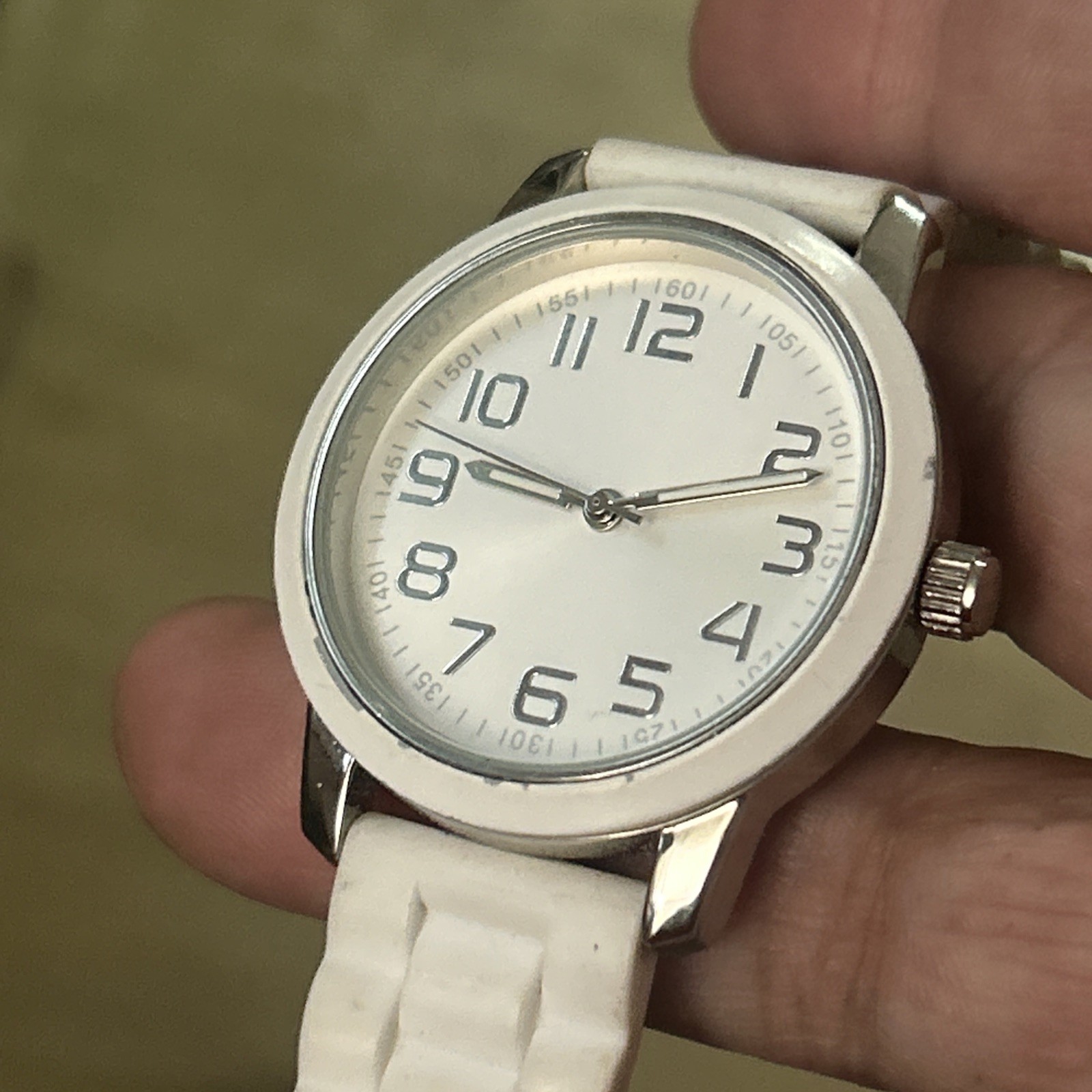 White Easy Read Watch By Xhilaration