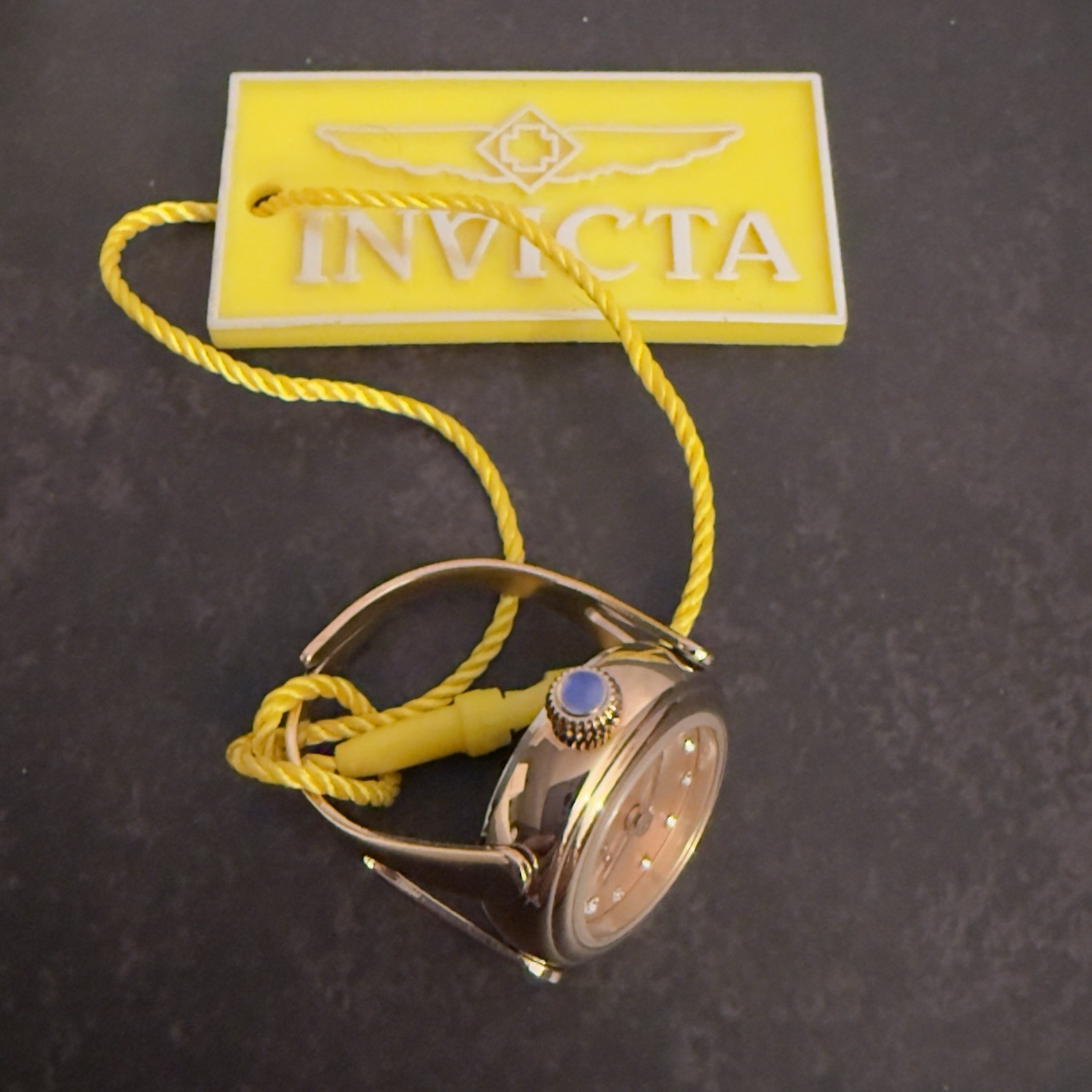 Invicta Mini Angel Women’s Ring Watch – 17.5mm Rose (48575) $199 MSRP-NEW IN BOX