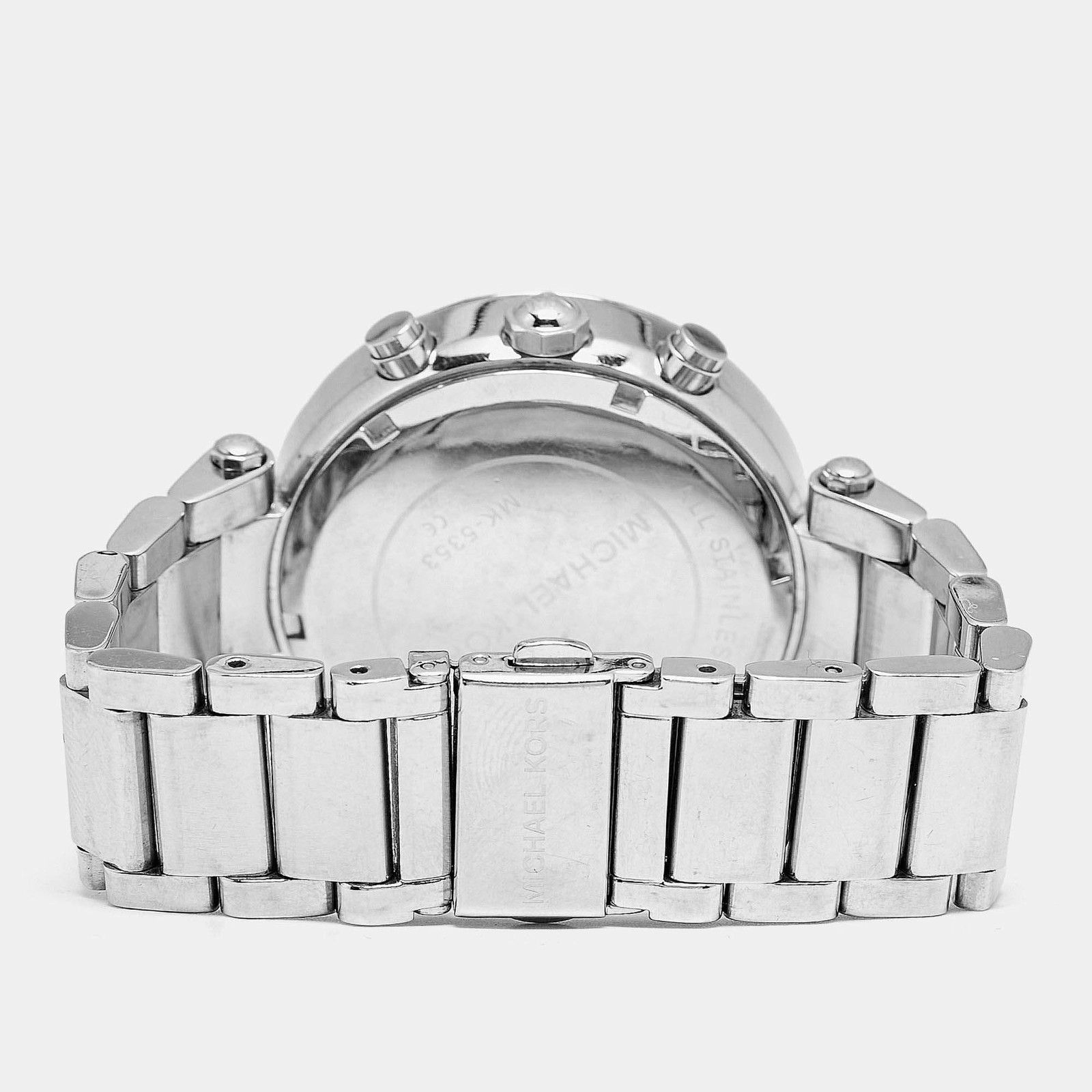 Michael Kors Parker MK5353 Silver Dial Stainless Steel Womens Wristwatch 39 mm
