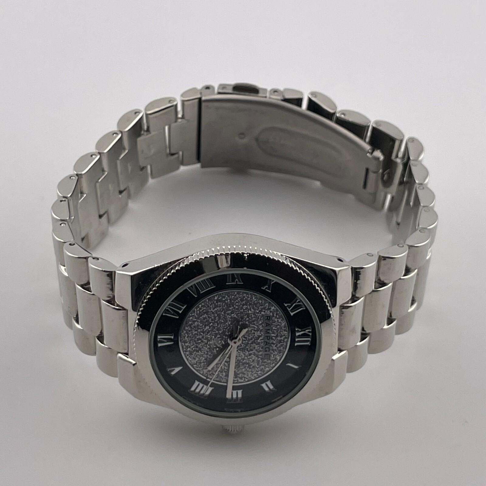 Rampage Womens Watch RP1046SL Sparkly Dial Quartz Three Hands Analog