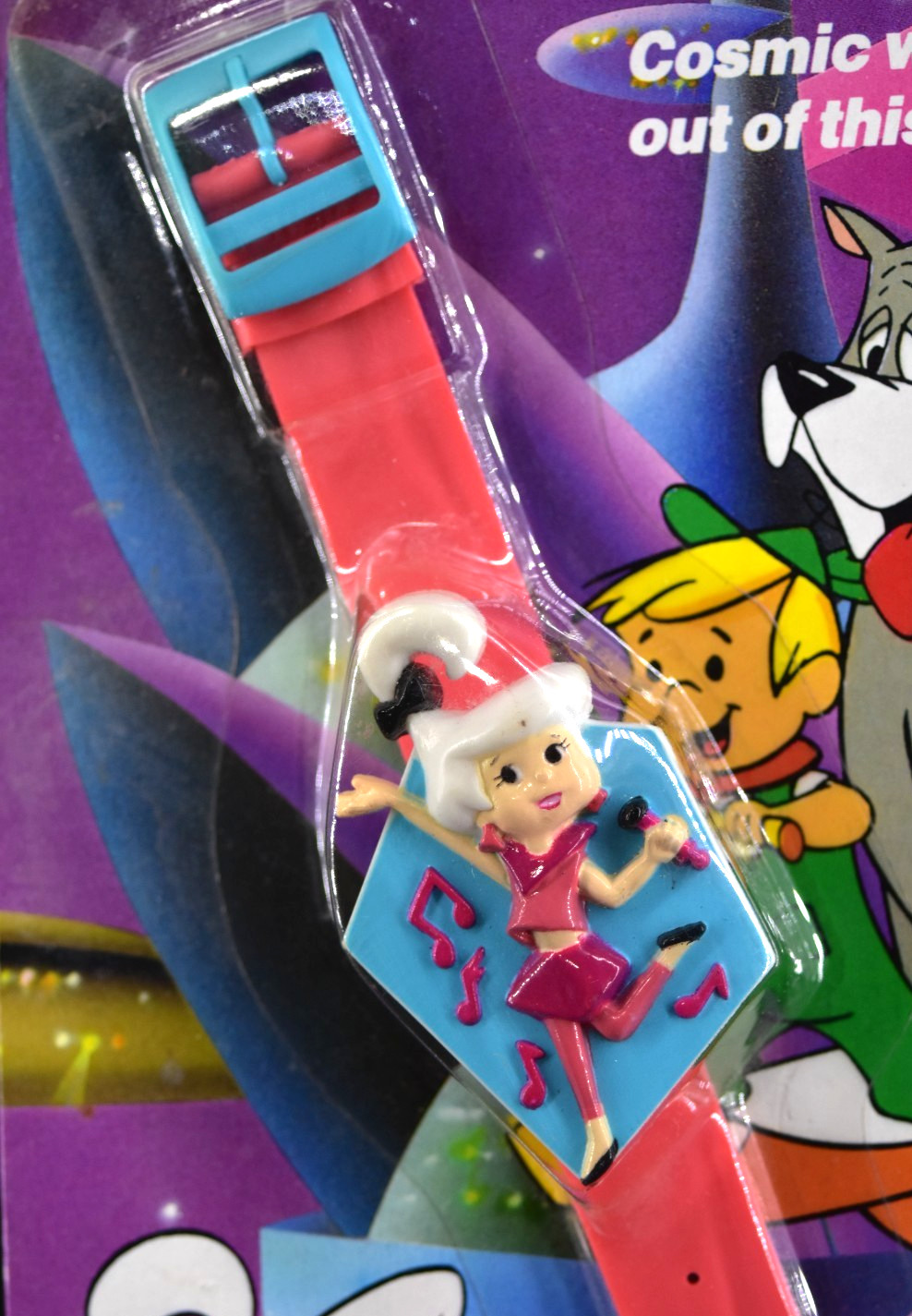 NEW VTG 1990 Jetsons Movie Judy Jetson Digital Quartz Watch Flip-Top Cover
