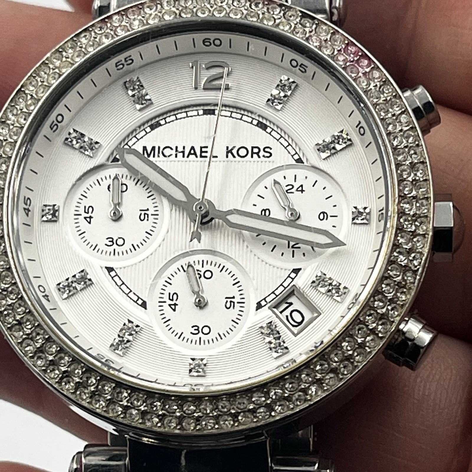 Michael Kors MK5353 Parker Chronograph Stainless Steel Bracelet Women’s Watch