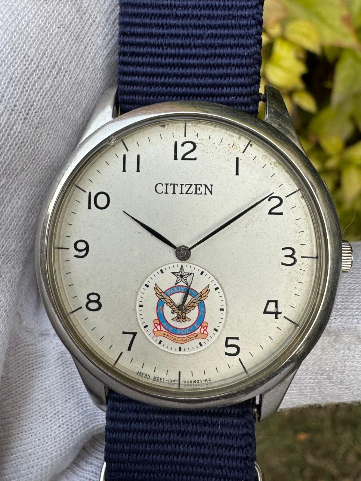 Vintage Citizen PAF Side Second Quartz Pakistan Air Force Officer Military Issue
