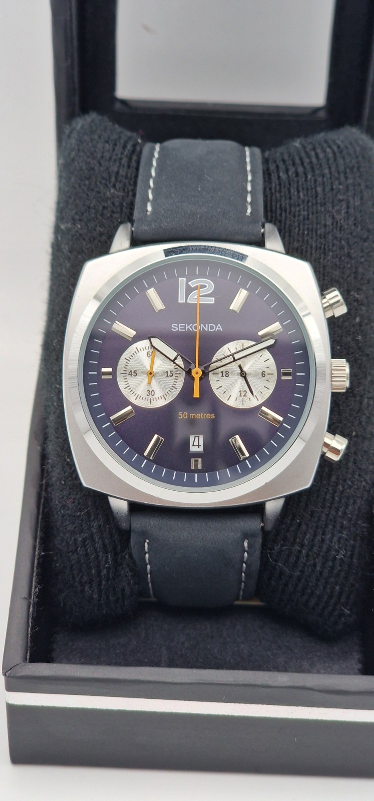 Sekonda Airborne Men Chronograph Watch New With Box On Offer Perfect Gift RRP£89
