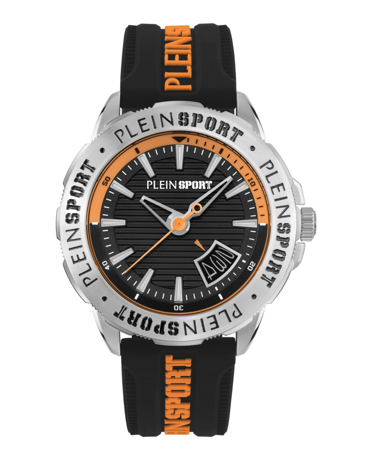 Plein Sport Mens Stainless Steel 44mm Strap Fashion Watch