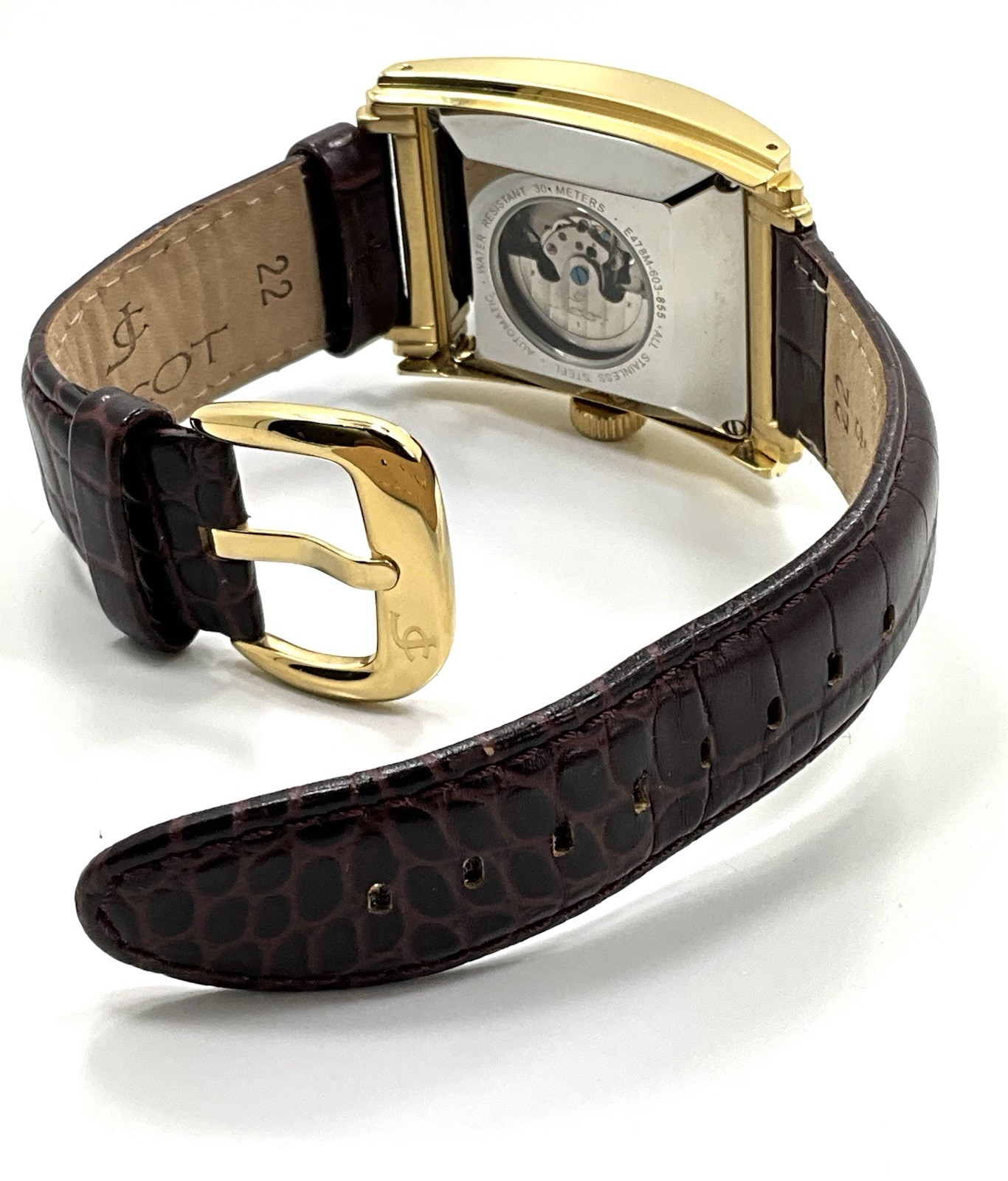 Jacot Automatic Men’s Watch Gold Tone