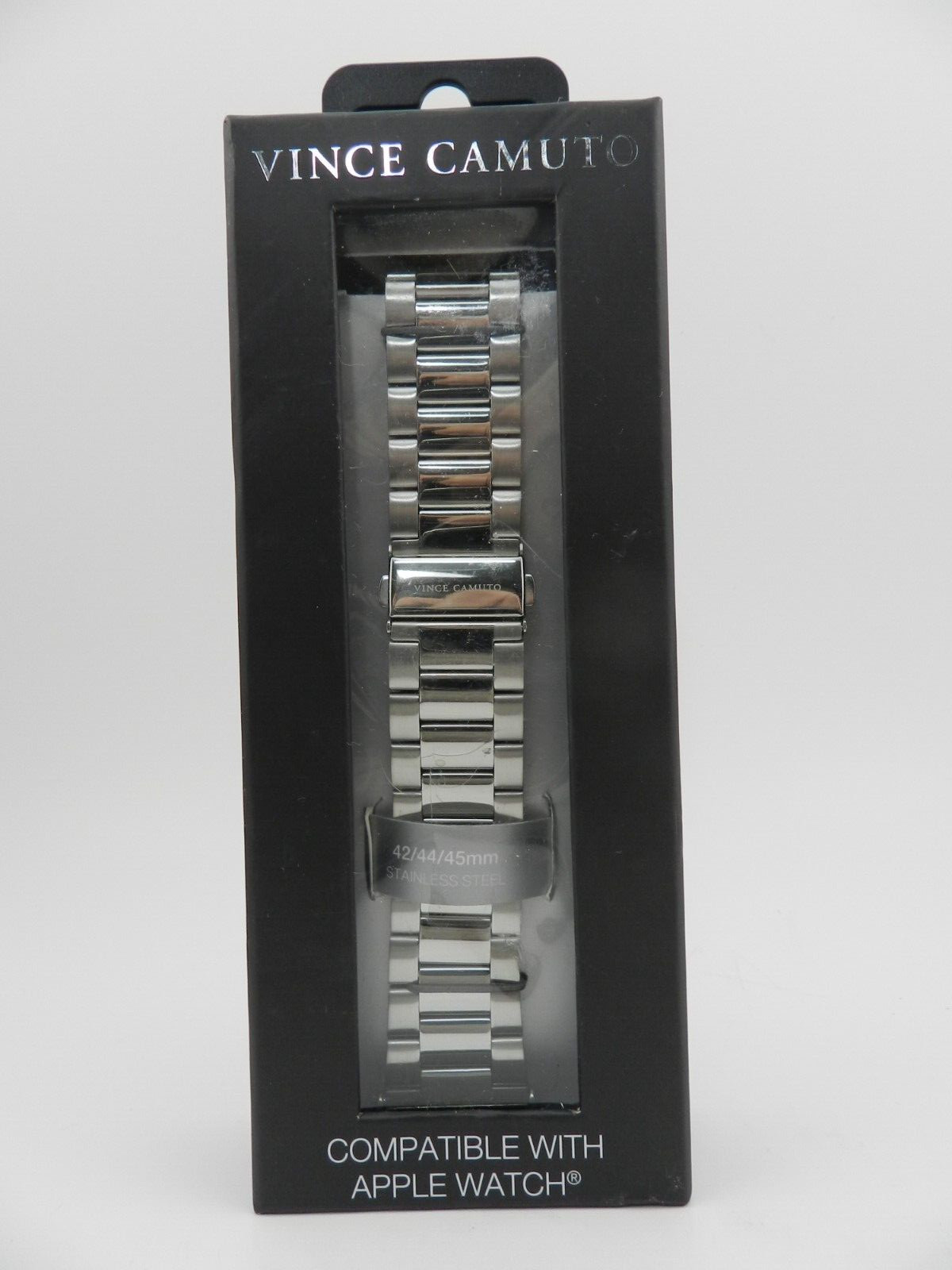 Vince Camuto Men’s Silver-Tone Stainless Steel Link Band