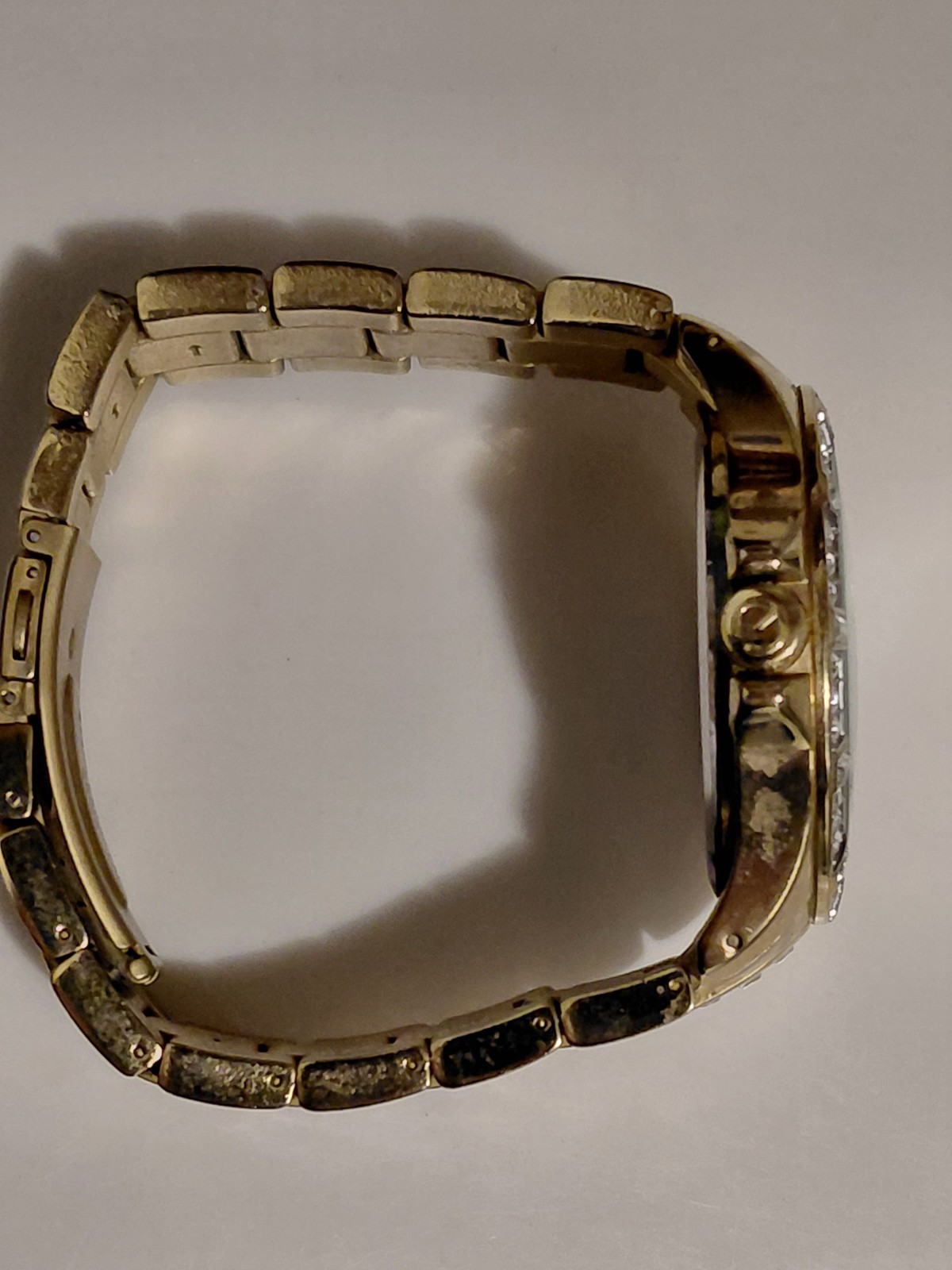 Elgin FG9116 Women’s Analog Quartz Religious Dial Gold Tone Bracelet Watch