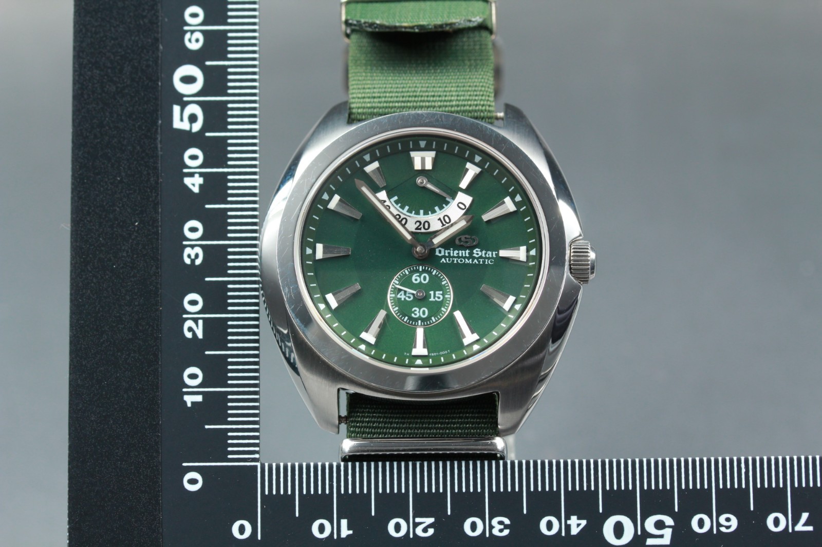 [NEAR MINT] Orient Star FR01-C0 CA Green Dial Power Reserve Automatic Mens Watch
