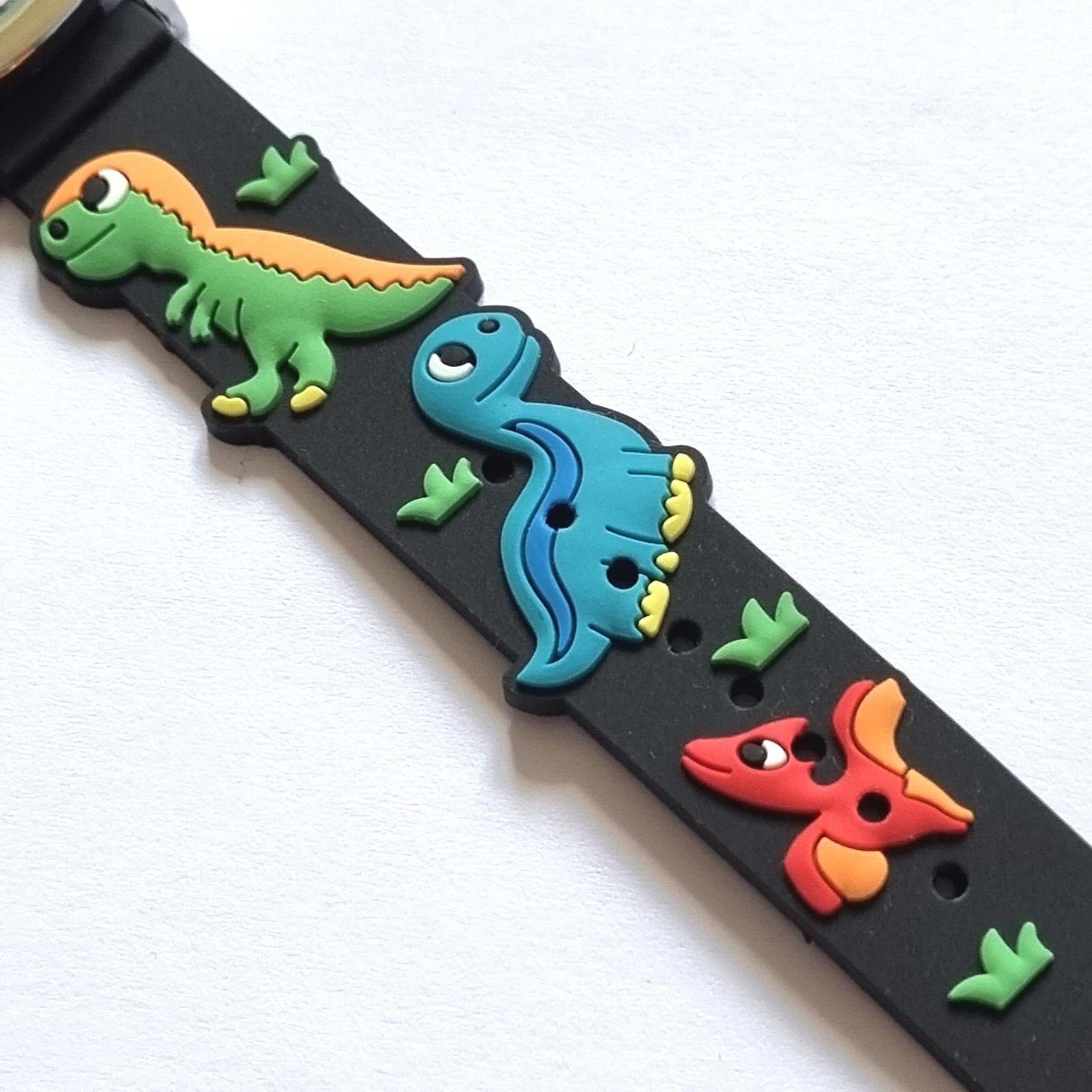 Dinosaur Wrist Watch T-Rex Read Learn Time Boys Girls Kids Gift Stocking