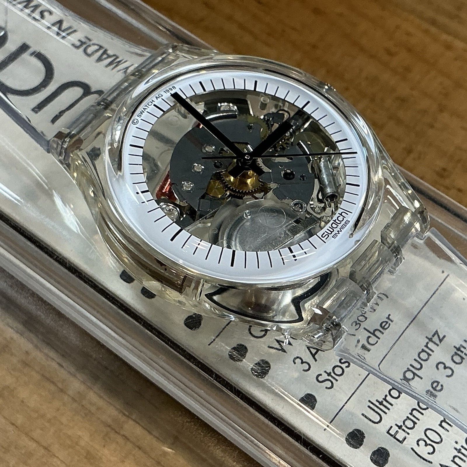 1998 JELLY FISH STYLE – SEE THRU – CLEAR [ NOS ] 34mm