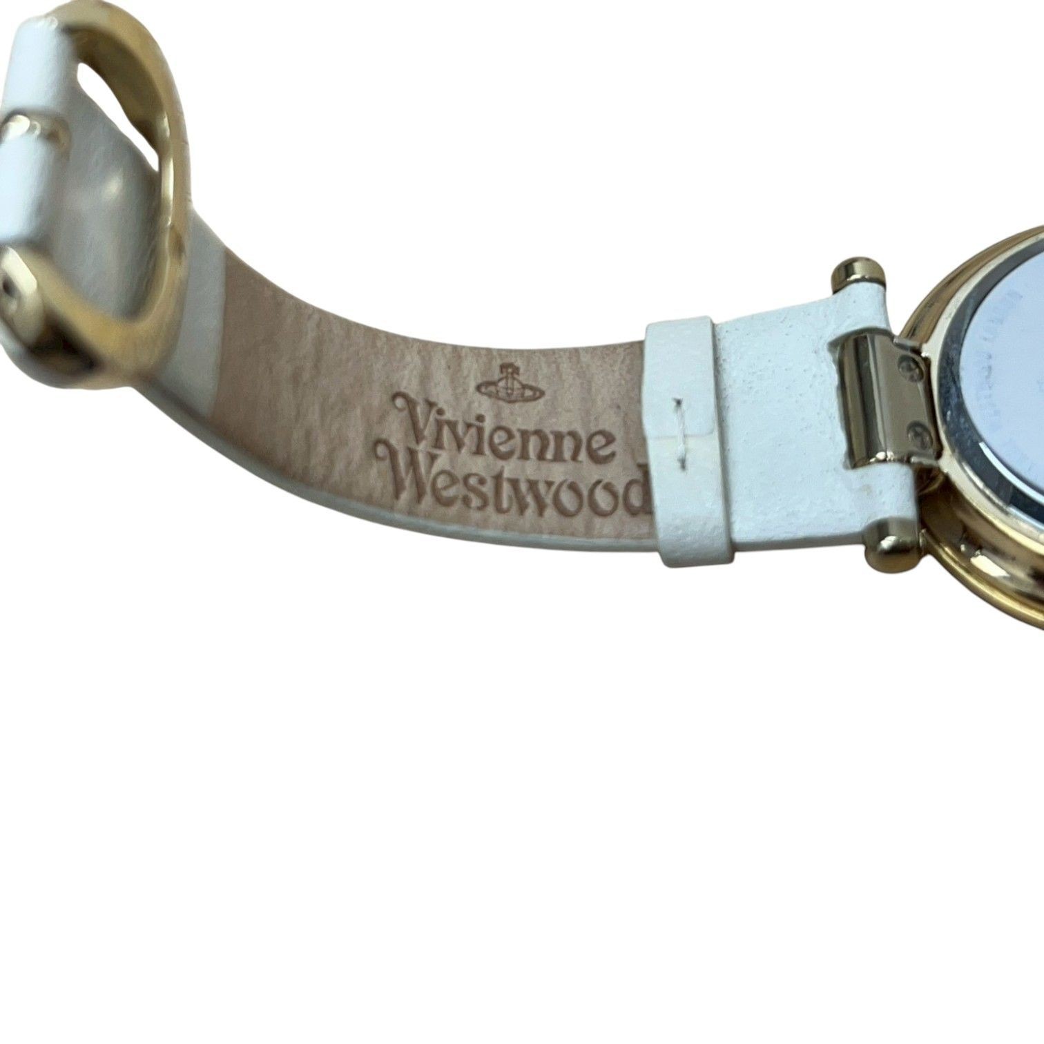 Vivienne Westwood Women’s Watch with Orb Charm in Platinum Gold