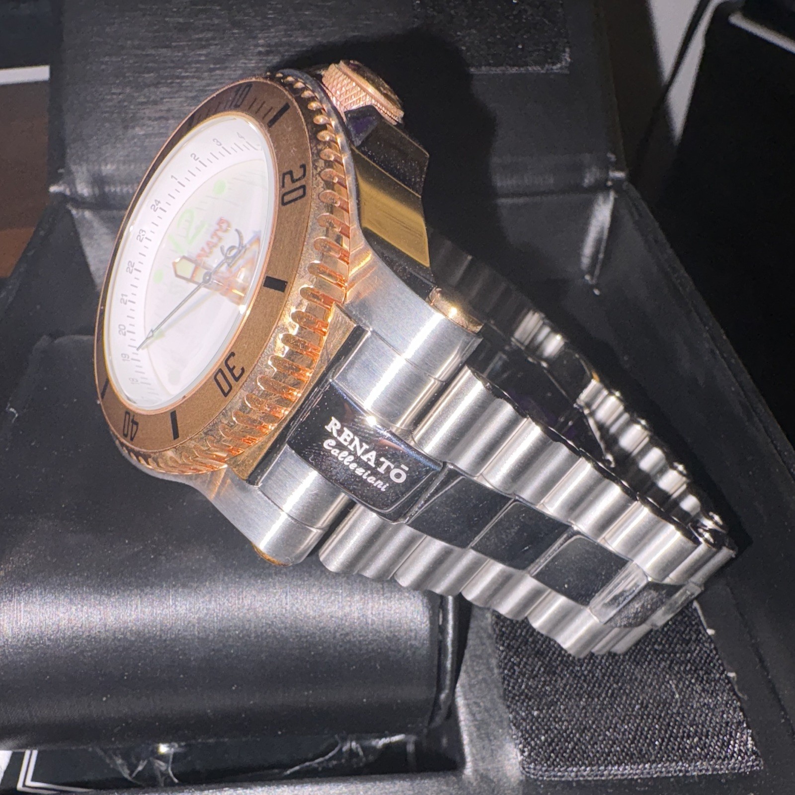 Renato TRex Diver GMT Men’s Quartz 52mm White Dial Limited Edition 16/100