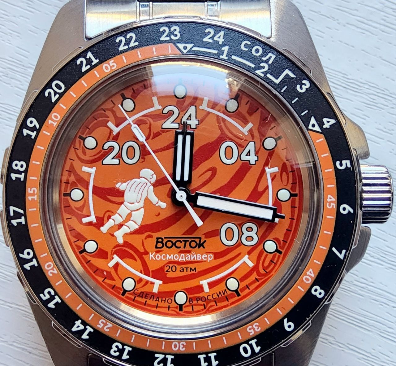 New Vostok Cosmodiver Mars 24H 2431.01 14091V lim. edit. automatic #418/669