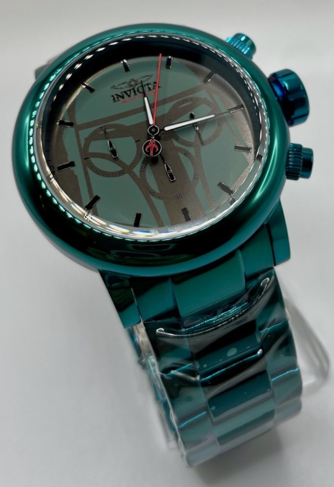Invicta Star Wars Boba Fett Men’s Watch 48mm, Green (27609) Limited One of 1977