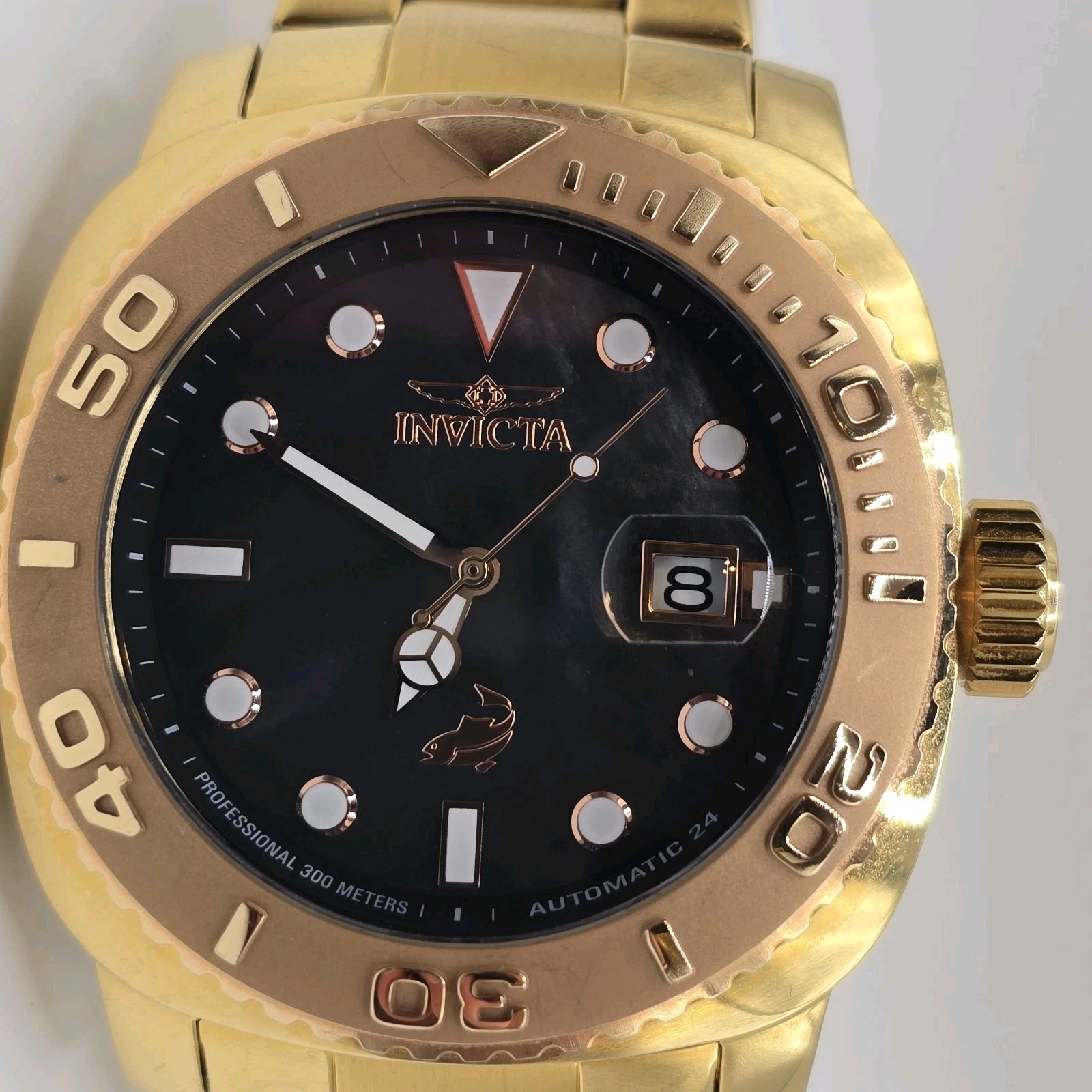Invicta Men’s Automatic Australian Diver Watch Gold 48mm 29818