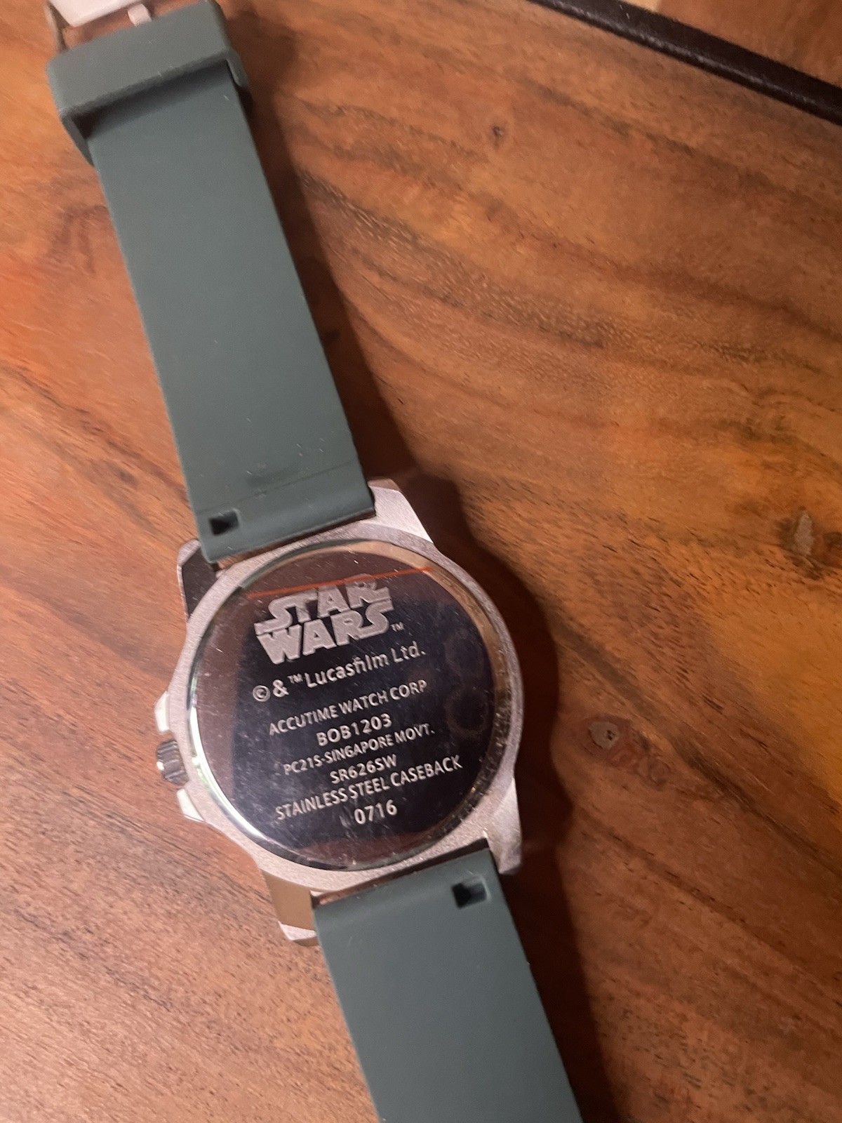 Boba Fett watch (new)(needs battery) STAR WARS