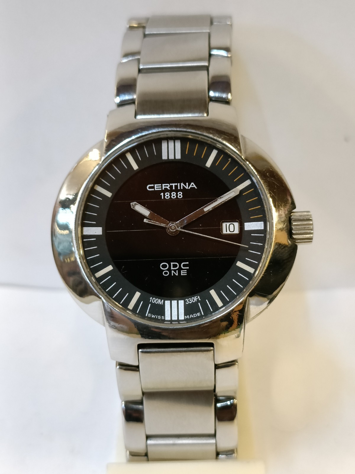 CERTINA ODC ONE QUARTZ BLACK DIAL SWISS MEN’S WORKING CONDITION