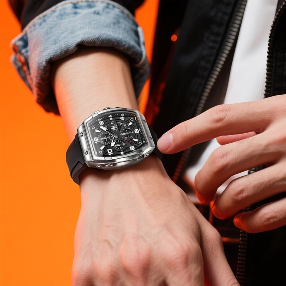 Luxury Men’s Chronograph Watch – Waterproof, Luminous & Stylish | Business Ready