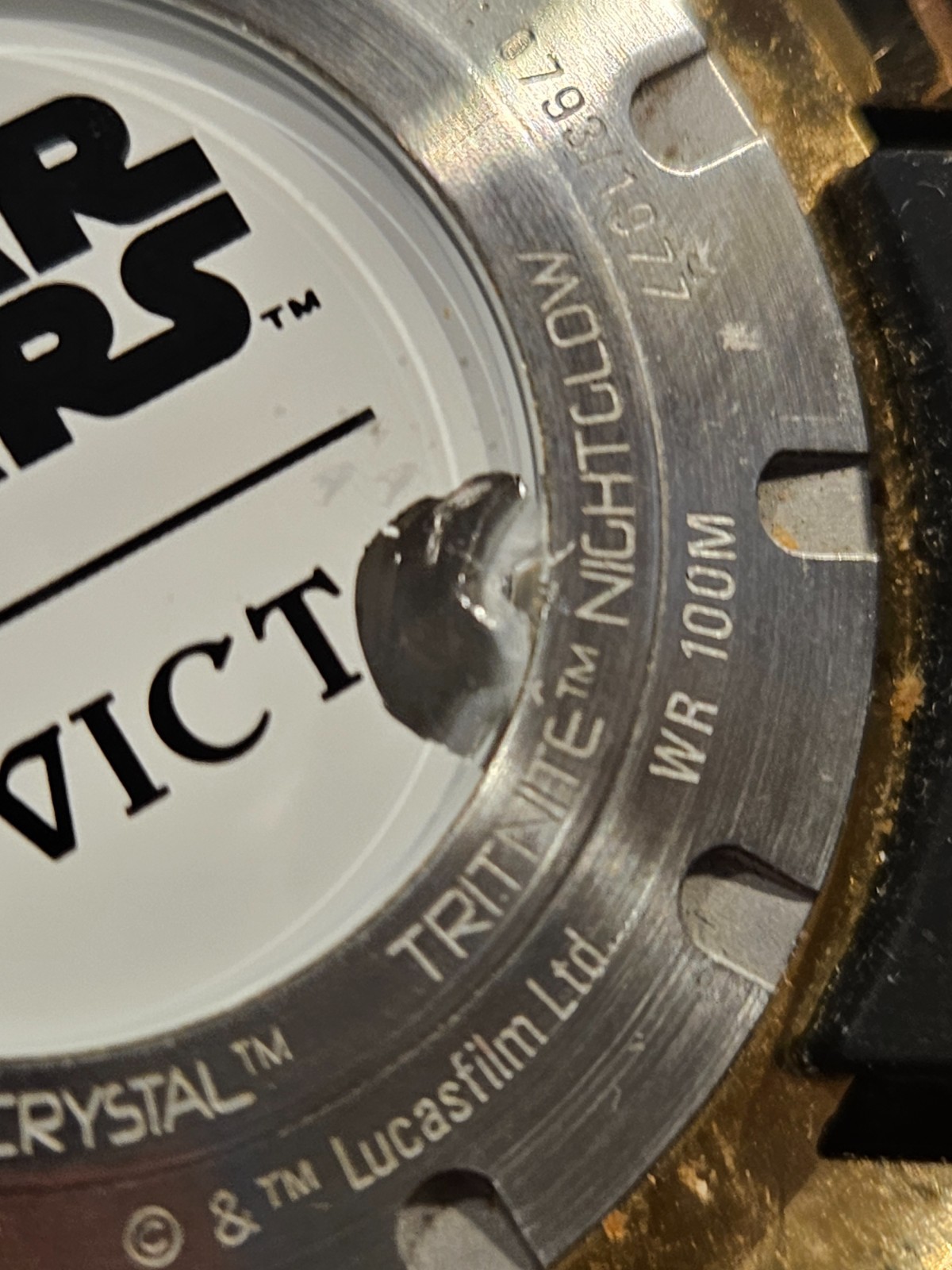 Invicta Star Wars C-3PO Quartz Gold Dial Men’s Watch B24.5 (AS IS)