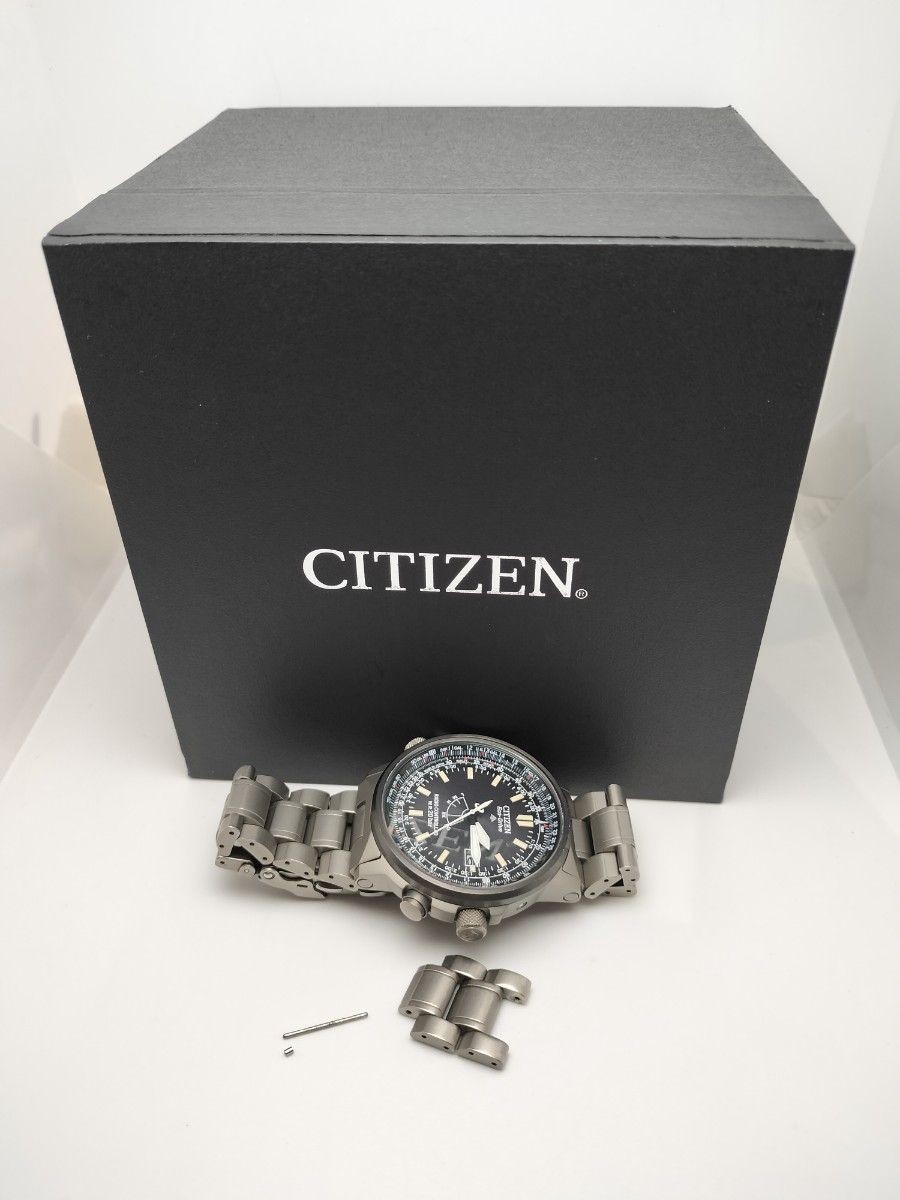 Citizen Promaster H411-T007295 Eco-Drive Radio Titanium Watch